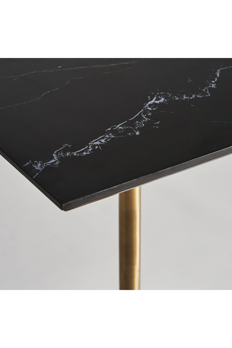 Gold Pedestal Counter Table | Vical Home Ullaland | Oroatrade.com