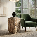 Beige Marble Side Table | Vical Home Grov