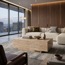 Hospitality furniture - Beige Marble Coffee Table - www.oroatrade.com