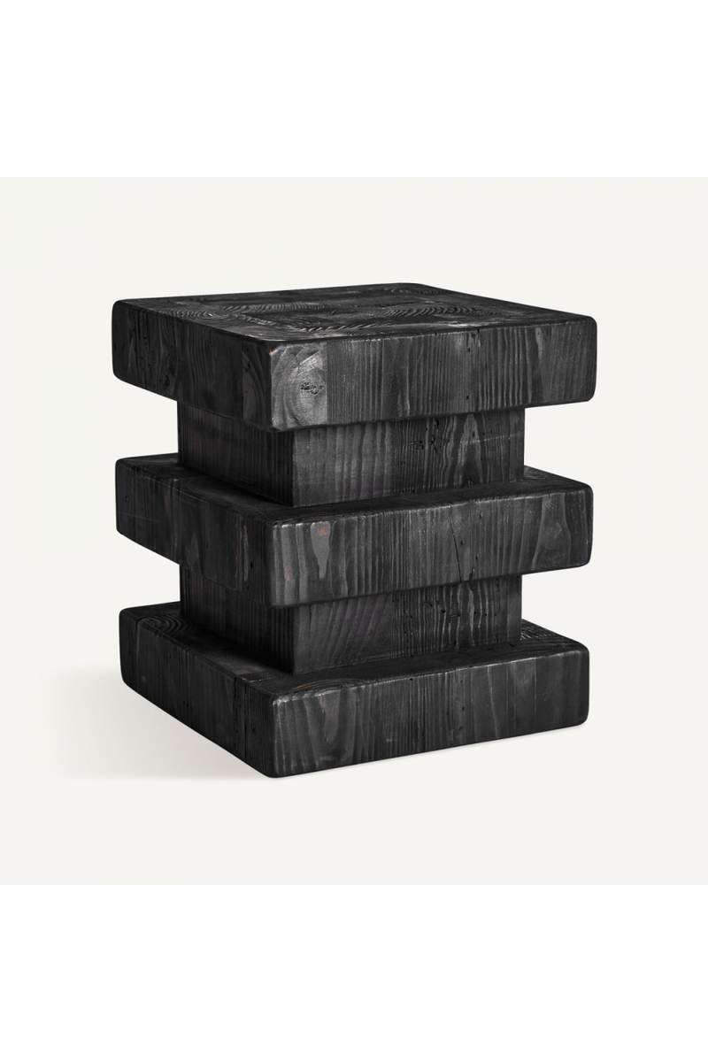 Black Pine Stool | Vical Home Vievy | Oroatrade.com