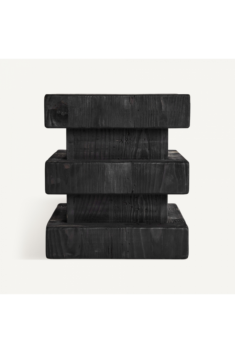 Black Pine Stool | Vical Home Vievy | Oroatrade.com