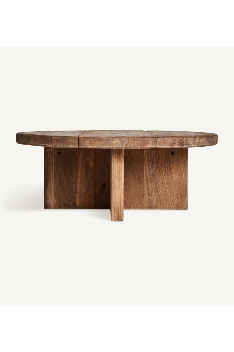 Round Pine Coffee Table | Vical Home Crissey | Oroatrade.com