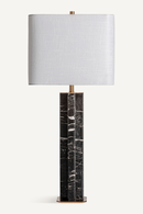 Black Marble Base Table Lamp | Vical Home | Oroatrade.com