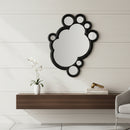 Black Wooden Contemporary Mirror | Vical Home Riley | Oroatrade.com
