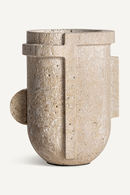 Beige Travertine Vase | Vical Home Asher | Oroatrade.com