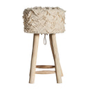 Handcrafted Boho-Style Accent Stool | Vical Home Mittet | Oroatrade.com