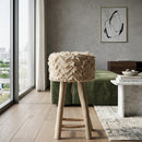 Handcrafted Boho-Style Accent Stool | Vical Home Mittet | Oroatrade.com