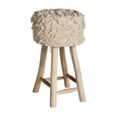 Handcrafted Boho-Style Accent Stool | Vical Home Mittet | Oroatrade.com