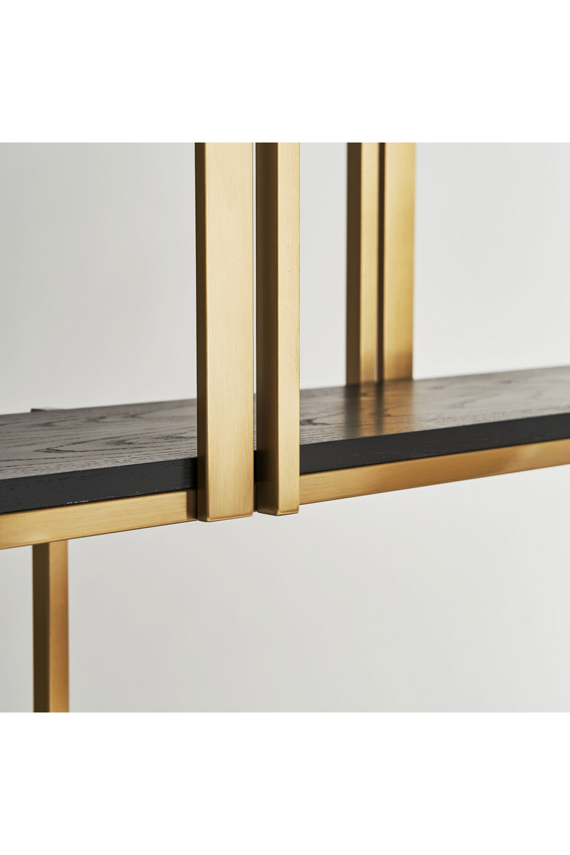 Gold Oak Bookshelf | Vical Home Leira | Oroatrade.com