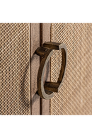 4-Door Wicker Media Unit | Vical Home Beckley | Oroatrade.com