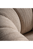 Beige Bouclé Round Armchair | Vical Home Hofsos | Oroatrade.com