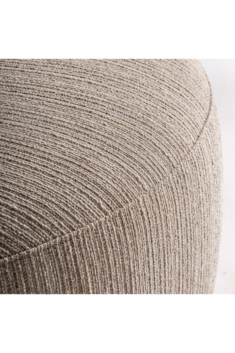 Beige Bouclé Round Armchair | Vical Home Hosfos | Oroatrade.com