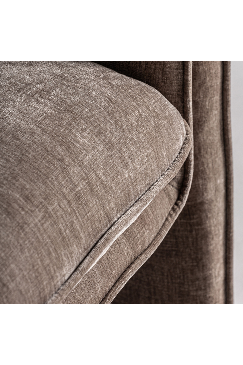 Taupe Upholstered 3-Legged Armchair | Vical Home Karka | Oroatrade.com