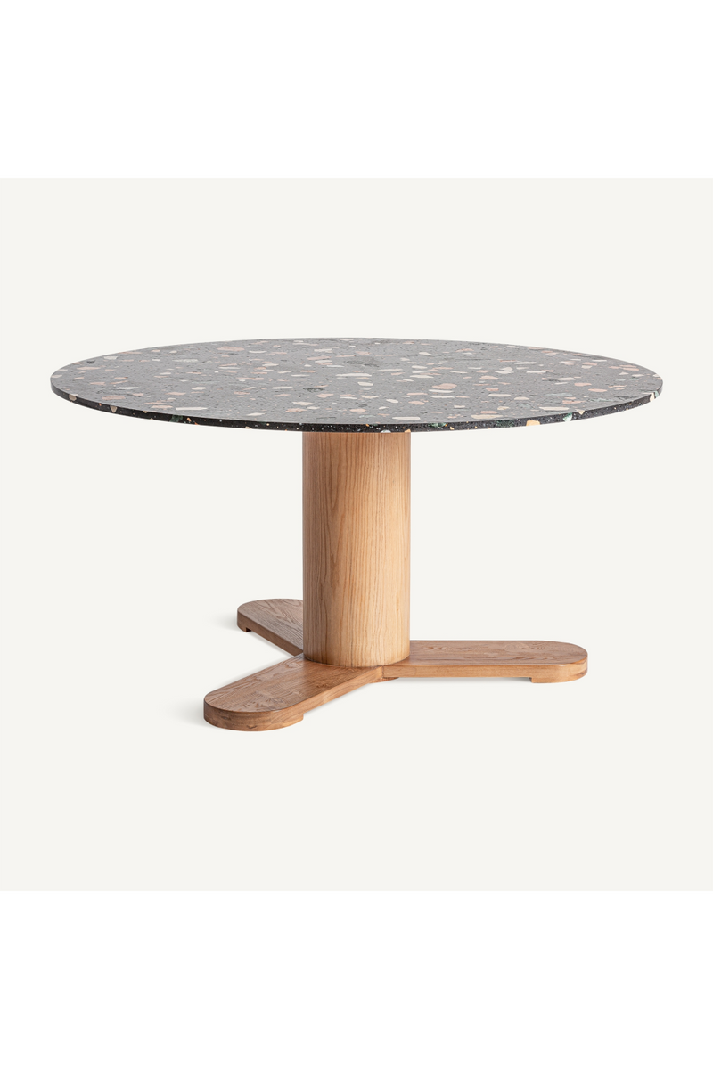 Speckled Black Terrazzo Dining Table | Vical Home Budhir | Oroatrade.com