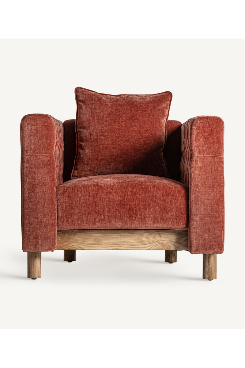 Burgundy Tufted Armchair | Vical Home Carlton | Oroatrade.com