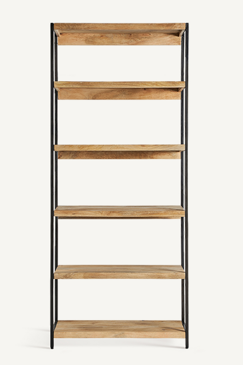 Natural Mango Wood Bookshelf | Vical Home Buia | Oroatrade.com