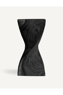 Black Wooden Twisted Side Table | Vical Home Yendi | Oroatrade.com