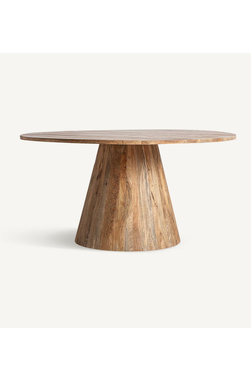 Natural Acacia Round Dining Table | Vical Home Mersch | Oroatrade.com