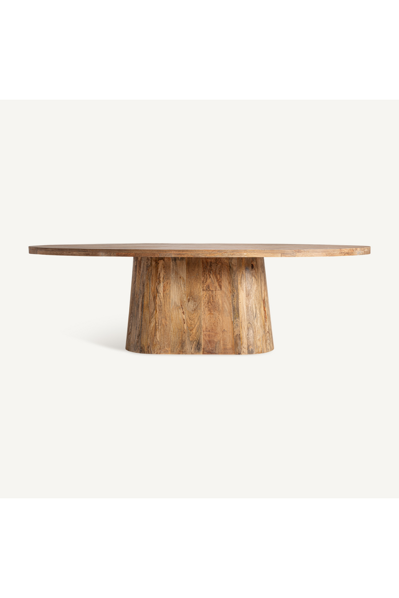 Mango Wood Oval Dining Table | Vical Home Mersch | Oroatrade.com