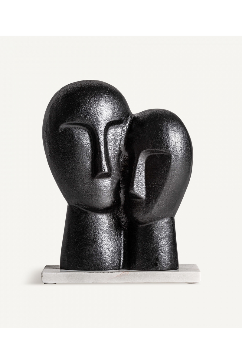 Black Couple Head Decor Figure | Vical Home Davet | Oroatrade.com