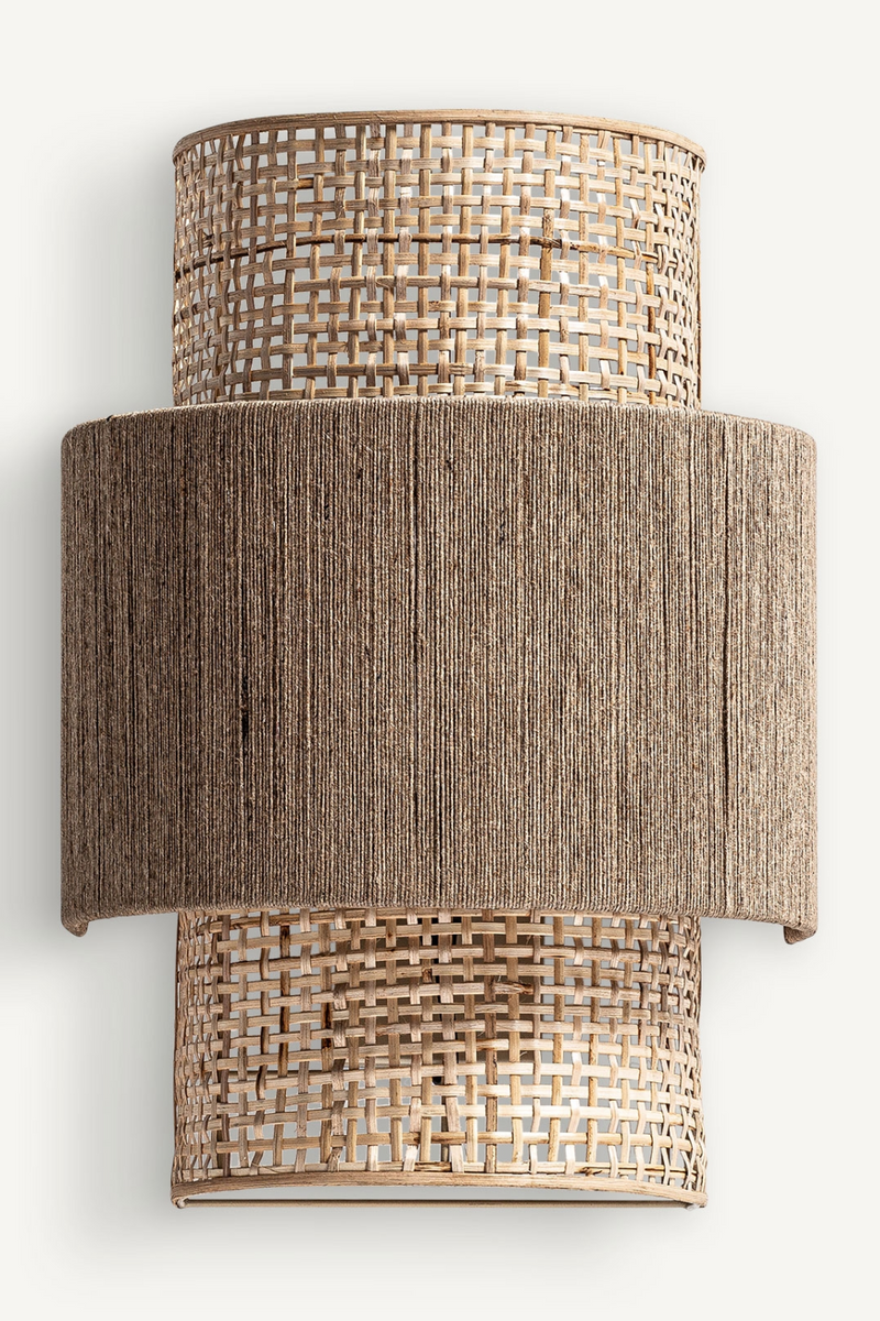 Jute Boho Wall Lamp | Vical Home Kaola | Oroatrade.com