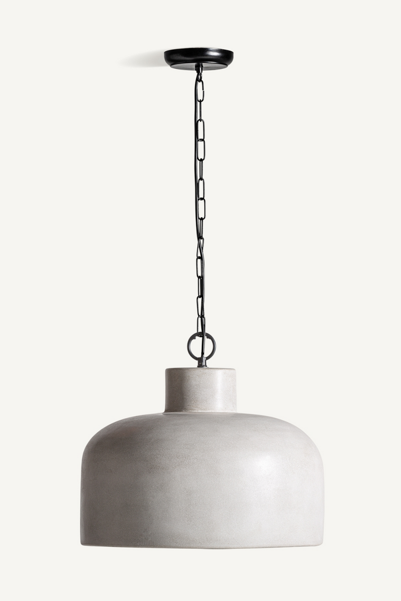  Gray Cement Hanging Lamp | Vical Home Vytina | Oroatrade.com