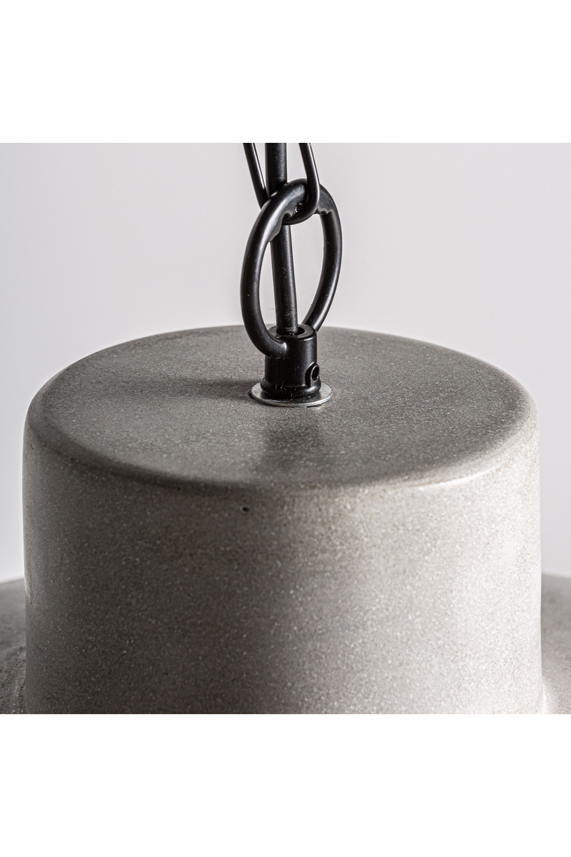  Gray Cement Hanging Lamp | Vical Home Vytina | Oroatrade.com