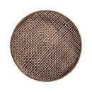 Hospitality furniture - Brown Bamboo Decorative Plates (2) - www.oroatrade.com
