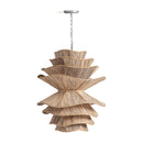 Hospitality furniture - Coconut Wood Boho Pendant Light - www.oroatrade.com