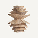 Hospitality furniture - Coconut Wood Boho Pendant Light - www.oroatrade.com
