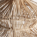 Hospitality furniture - Wavy Rattan Pendant Light - www.oroatrade.com