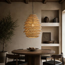 Hospitality furniture - Boho Rattan Layered Pendant Light - www.oroatrade.com
