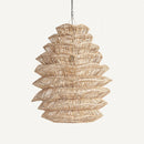 Hospitality furniture - Boho Rattan Layered Pendant Light - www.oroatrade.com