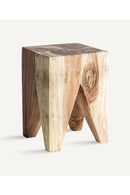 Geometrical Suar Wood Side Table | Vical Home Rimini | Oroatrade.com