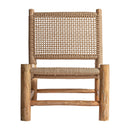 Hospitality furniture - Teak Framed Hemp Accent Chair - www.oroatrade.com