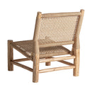 Hospitality furniture - Teak Framed Hemp Accent Chair - www.oroatrade.com