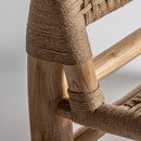 Hospitality furniture - Teak Framed Hemp Accent Chair - www.oroatrade.com