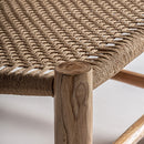 Hospitality furniture - Teak Framed Hemp Accent Chair - www.oroatrade.com