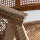 Hospitality furniture - Teak Curved-Back Dining Chair - www.oroatrade.com
