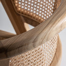Hospitality furniture - Teak Curved-Back Dining Chair - www.oroatrade.com