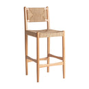 Hospitality furniture - Teak Framed Hemp Bar Stool - www.oroatrade.com