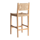 Hospitality furniture - Teak Framed Hemp Bar Stool - www.oroatrade.com