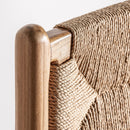 Hospitality furniture - Teak Framed Hemp Bar Stool - www.oroatrade.com