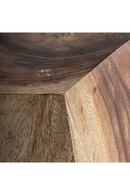 Faceted Suar Wood Side Table | Vical Home Rimini | Oroatrade.com