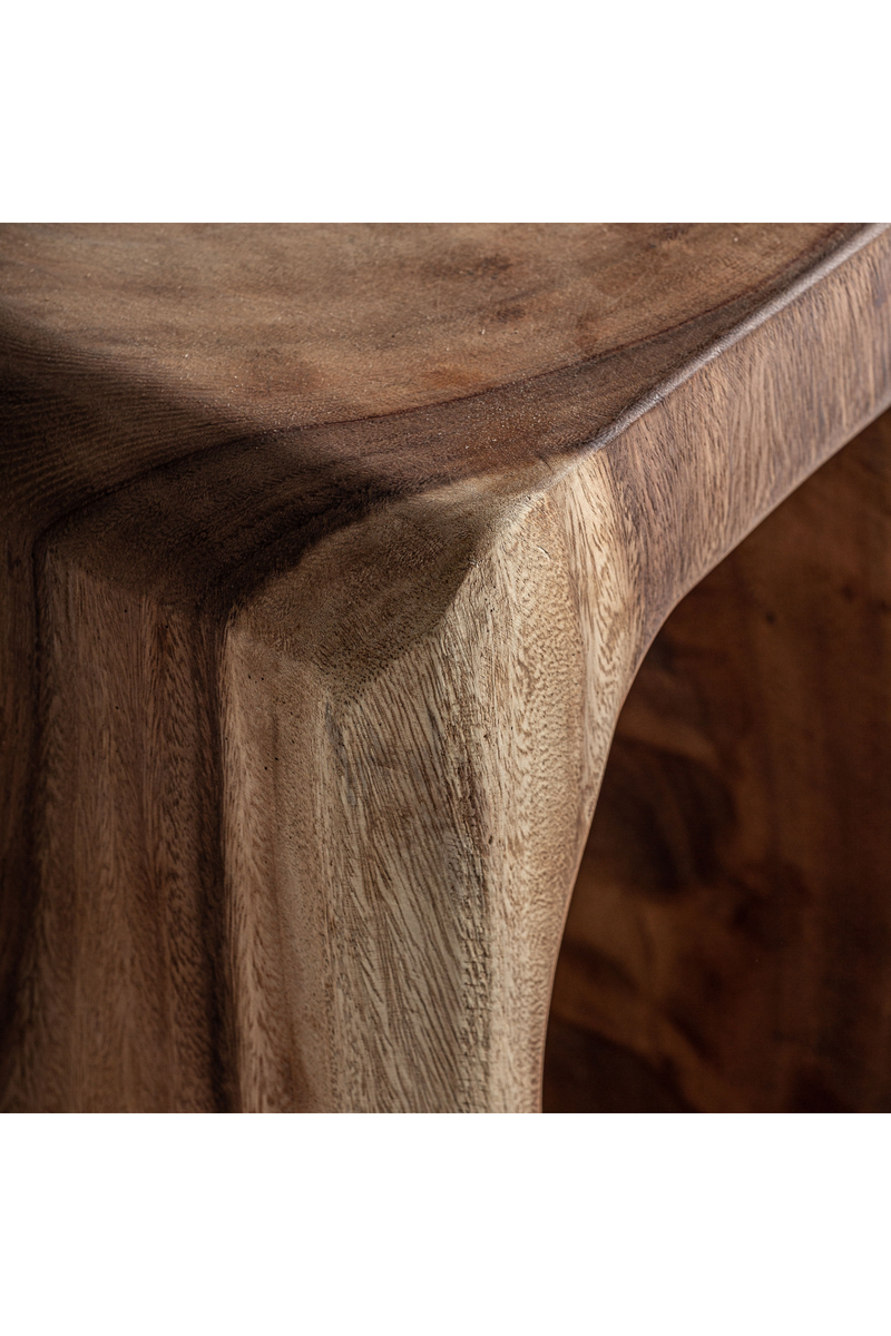 Carved Out Suar Side Table | Vical Home Rimini | Oroatrade.com