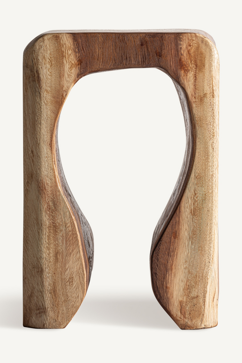 Carved Out Suar Side Table | Vical Home Rimini | Oroatrade.com