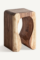 Carved Out Suar Side Table | Vical Home Rimini | Oroatrade.com