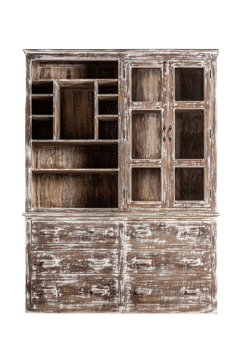 Rustic Mango Wood Display Cabinet | Vical Home Malung | Oroatrade.com