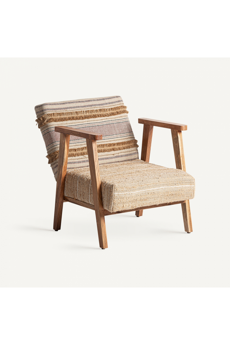 Hemp Boho Style Armchair | Vical Home Quincy | Oroatrade.com