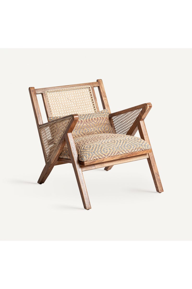 Patterned Jute Boho Armchair | Vical Home Hickori | Oroatrade.com